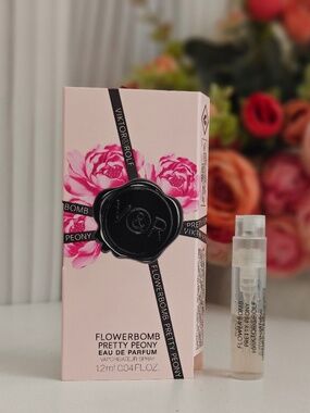 New Viktor & Rolf Flowerbomb Pretty Peony EDP Sample Spray 1.2 ml / 0.04 oz